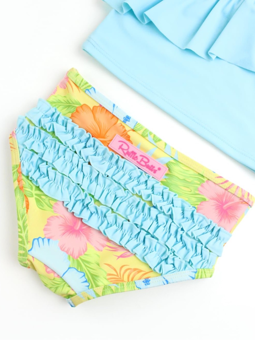 Ruffle Butts Happy Hula Tankini Baby Bottoms - 12-18 Months